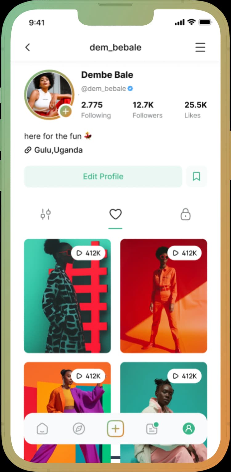 Creator tools screen of the Wano app on a phone